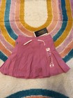 Polo Ralph Lauren Girls Pink Pleated Drawstring Cotton Piqué Skirt Size 5 — photo 1