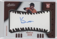 2021 Panini Absolute Black 37/59 Keegan Akin #156 Auto 0cv