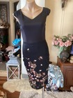 TED BAKER fitted Dress Below Knee Length Sleeveless Size 1