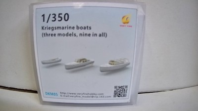 VERY FIRE 1/350 DKM05 KREIGSMARINE BOATS 3PC