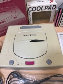 Sega Saturn Console HST-0014 + 2 Controllers + 11 Games Set | Tested | Japan