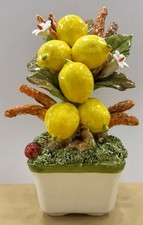 Porcellana di Capodimonte - Pianta di Limone 8’’ Napoli-Italia