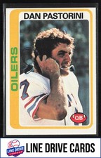 1978 Topps #301 Dan Pastorini Houston Oilers NM