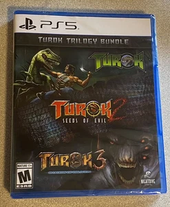 Turok Trilogy Bundle PS5 New Sealed Nightdive AT67362C 2113169 810136673623