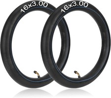 16x3.0 Inner Tube Bent Valve 45 for Ebike Moped Unicycle Tricycle 16x3.25-3.50