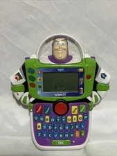 Disney Pixar Vtech Buzz Lightyear Toy Story Handheld Electronic Tested And Works
