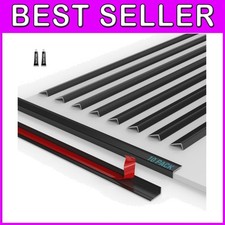 10-Pack Matte Black Aluminum Tile Edge Trim-/-