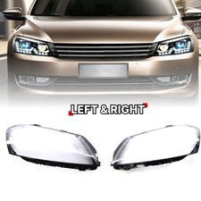 FÜR  PASSAT B7 SCHEINWERFERGLAS SCHEINWERFER GLAS  RECHTS + LINKS