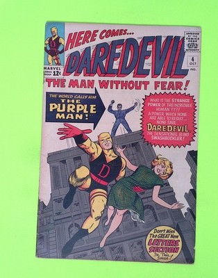 Daredevil #4 Vol. 1 1964 Marvel Comics 1st App 4.0 Comic Book X51-192