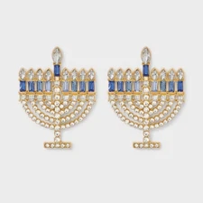 SUGARFIX by BaubleBar Light Me Up Earrings - Blue