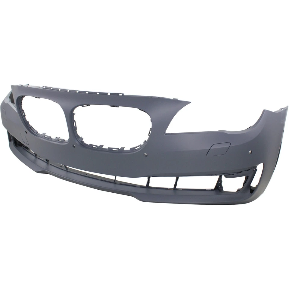 Front Bumper Cover For 2013-2015 BMW 750Li 750i 740i Primed With Fog Lamp Hole - Image 2 of 4