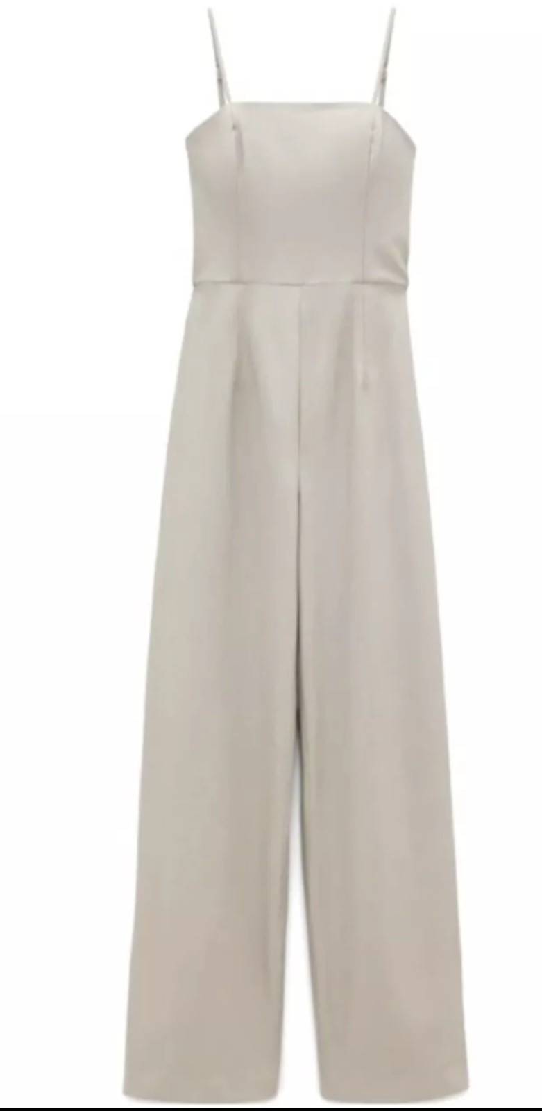Zara Women's Natural Silver Nude  Playsuit-romper Sz Small image 3