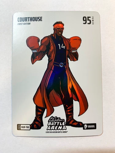 2026 Bo Jackson Battle Arena COURTHOUSE Courtland Sutton BLIZZARD Battlefoil SSP