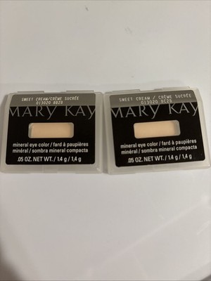 Mary Kay Sweet Cream Mineral Eye Color 013020 New Discontinued Set Of 2 New