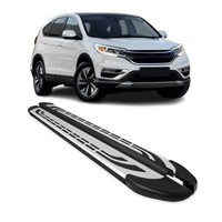 Trittbretter Seitenschweller Seitenbretter FüR Honda Crv 2013-2018 Alu Schwarz