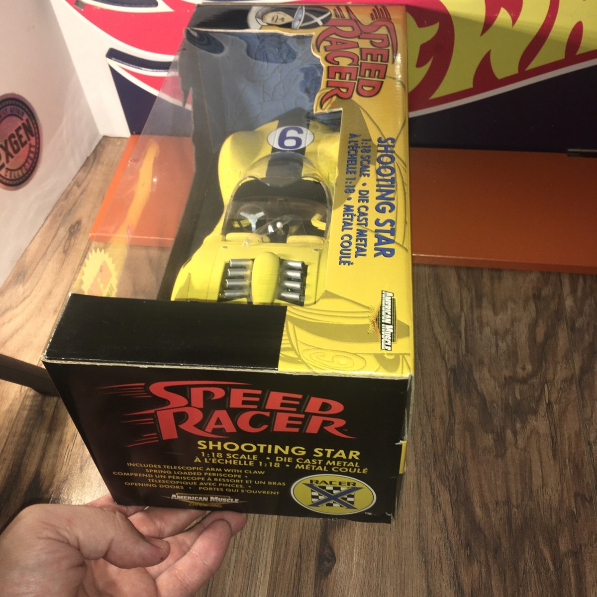 2003 ERTL Speed Racer SHOOTING STAR Racer X 1:18 Diecast American