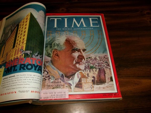 1956 WILLIAM HOLDEN ISRAEL DAVID BEN GURION, GM HARLOW CURTICE TIME BOUND VOLUME - Picture 5 of 17