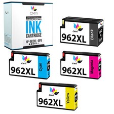 4-Pack Compatible HP 962XL Ink Cartridge for OfficeJet Pro 9015e 9018 9020 9028