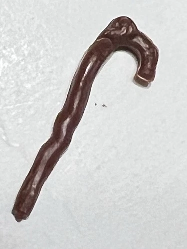 VINTAGE KENNER STAR WARS YODA 1980 DARK BROWN CANE GIMMER STICK ACCESSORY PART