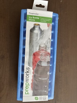 Prepworks by Progressive Icy Bottle Stick Trays - Ice Cube Trays are Blue