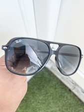New Ray Ban Bill RB2198 2198 Black Blue Gray Gradient Lens Size 54/16