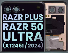 Moto Razr Plus 50 Ultra Plus 2024 2025 XT2451 Outer OLED Display LCD Screen gC