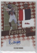 2021 Panini Legacy Futures Ruby 30/100 Elijah Moore #FP-EM Patch Auto m5e