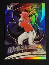 2026 Panini Donruss Baseball ELI WILLITS Unleashed Holo /199 Insert No. 5