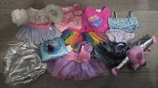 Build A Bear 12 Pc Girls Clothes Outfits Lot: Disney Princess, Paw Patrol, Tutus