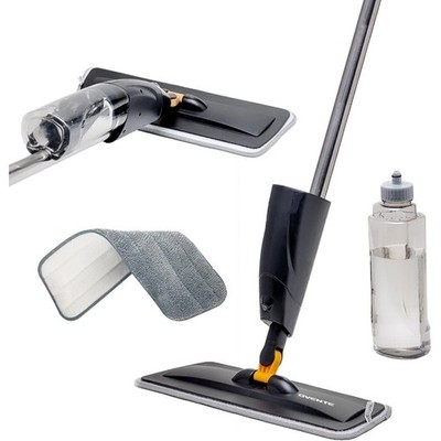 Microfiber Spray Mop 360 Degree Rotating Wet Mop Multi Surface Cleaner Kit New