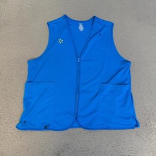 Walmart Employee Uniform Vest Ladies Size 2XL Blue STAINS