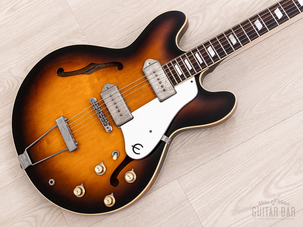 1986 Epiphone Casino Vintage Guitar Figured w/ Case, Japan
