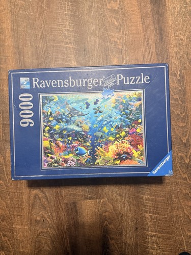 Ravensburger 1000-Piece Underwater Coral Reef Animals Jigsaw Puzzle Cardboard