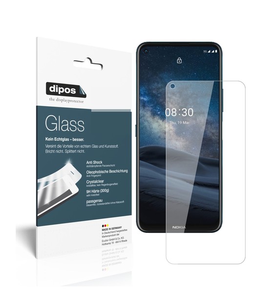 1+1X Schutzfolie FüR Nokia 8.3 - Anti-Shock 9H Folie Dipos Glass Kunststoffglas-image