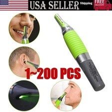 Hot Men Nose Ear Face Neck Eyebrow Hair Mustache Beard Trimmer Shaver Clipper PE