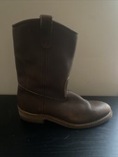 Red Wing Boots Men 9.5 D 1155 Pecos Leather Work Heritage Nailseat Soft Toe USA