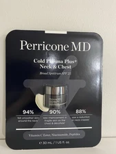 Perricone MD Cold Plasma Plus Neck & Chest Broad Spectrum SPF 25, Peptides, 1 OZ