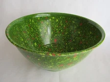 Rachel Ray 10"x5.5" Green Melamine Speckled Confetti Garbage Mixing Bowl