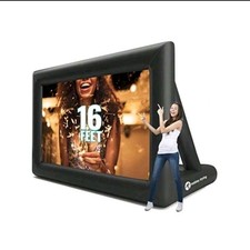 16 Foot Inflatable Outdoor Projector Movie Screen Cinema Pub Garden Football