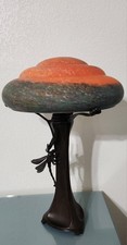 Art Nouveau Style Figural Dragonfly Table Lam...