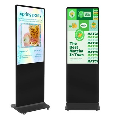 NEW 43'' LCD 2K Digital Signage Kiosk, Digital Signage Display Floor Standing US