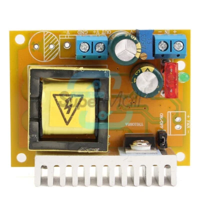 MARKENLOS DC-DC 8~32V a 45~390V Convertidor de refuerzo de alto voltaje ZVS Módulo de refuerzo ascendente