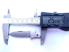 NEW REPLACEMENT BLADE- Blank Folding Pocket Knife Blade Spear Pen 2.523" QC