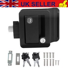 Heavy Duty RV Paddle Entry Door Lock Latch Handle Knob Deadbolt Camper Trailer