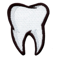 Zahn Emoji Bestickt AufbüGeln Patch