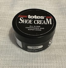 NEW/OPEN/NEVER USED TOTES GREY BOOT  SHOE CREAM POLISH 1.55oz