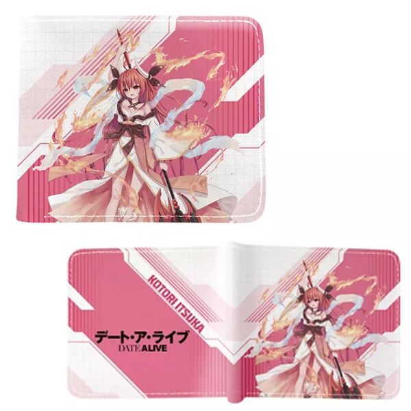 KOTORI ITSUKA Date a Live 4 in. Bi Fold Wallet (Anime Credit Card Billfold)