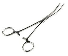 8" Curved Hemostat Forceps Locking Clamps Stainless Steel Surgical Instrument