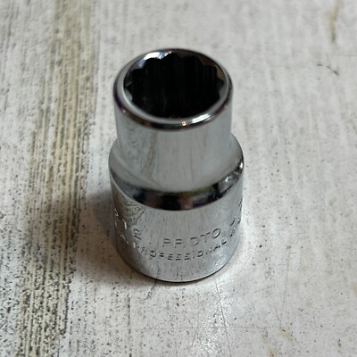 NOS Proto 5212 3/8'' Drive Socket 3/8'' - 12 Point