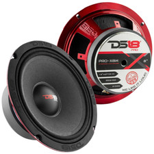 2x DS18 8" Midrange Speakers PRO-X8M 275W Rms 8-Ohm Pro Mid Range Loudspeakers